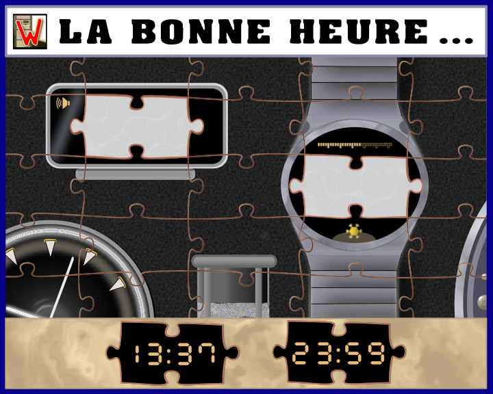 Puzzle à heures